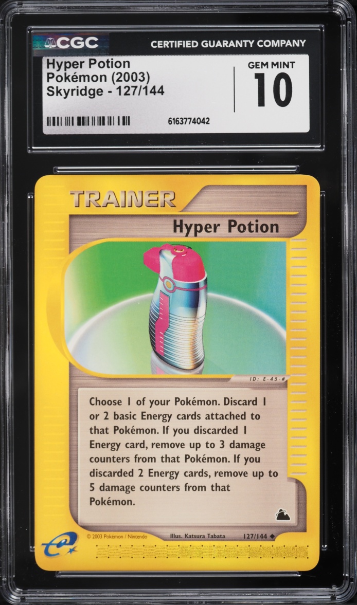 2003 Pokemon Skyridge Hyper Potion #127 CGC 10 GEM MINT