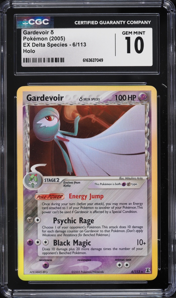 2005 Pokemon EX Delta Species Holo Gardevoir #6 CGC 10 GEM MINT