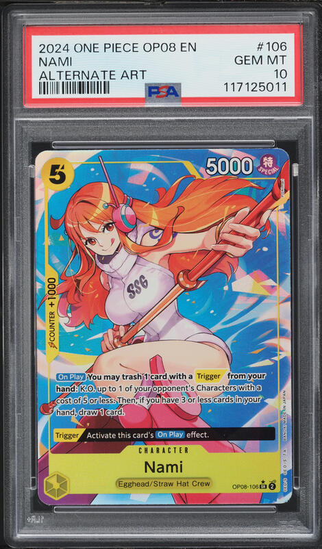 2024 One Piece Japanese Emperors In The New World Alt Art Nami