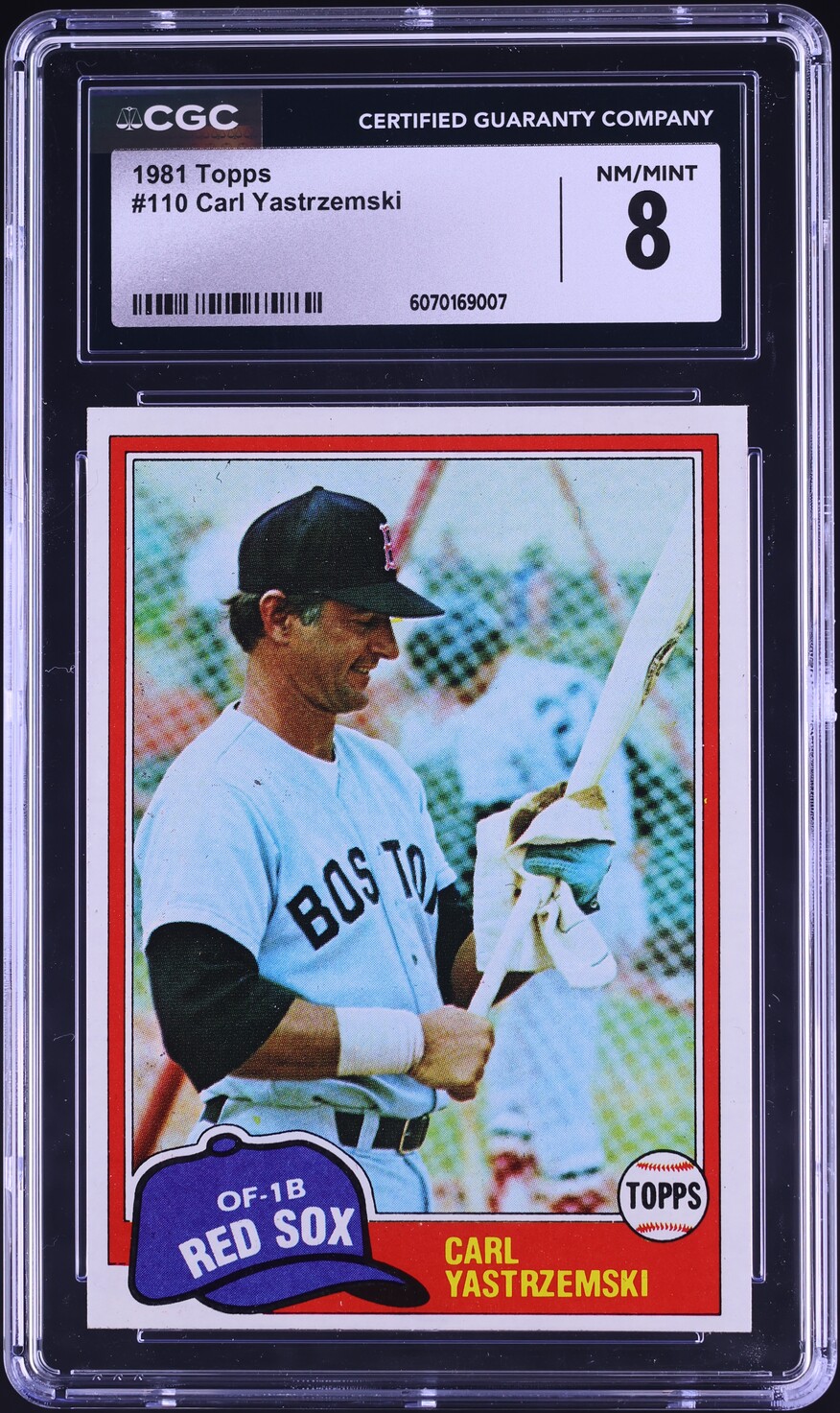 1981 Topps Carl Yastrzemski #110 CGC 8 NM-MT