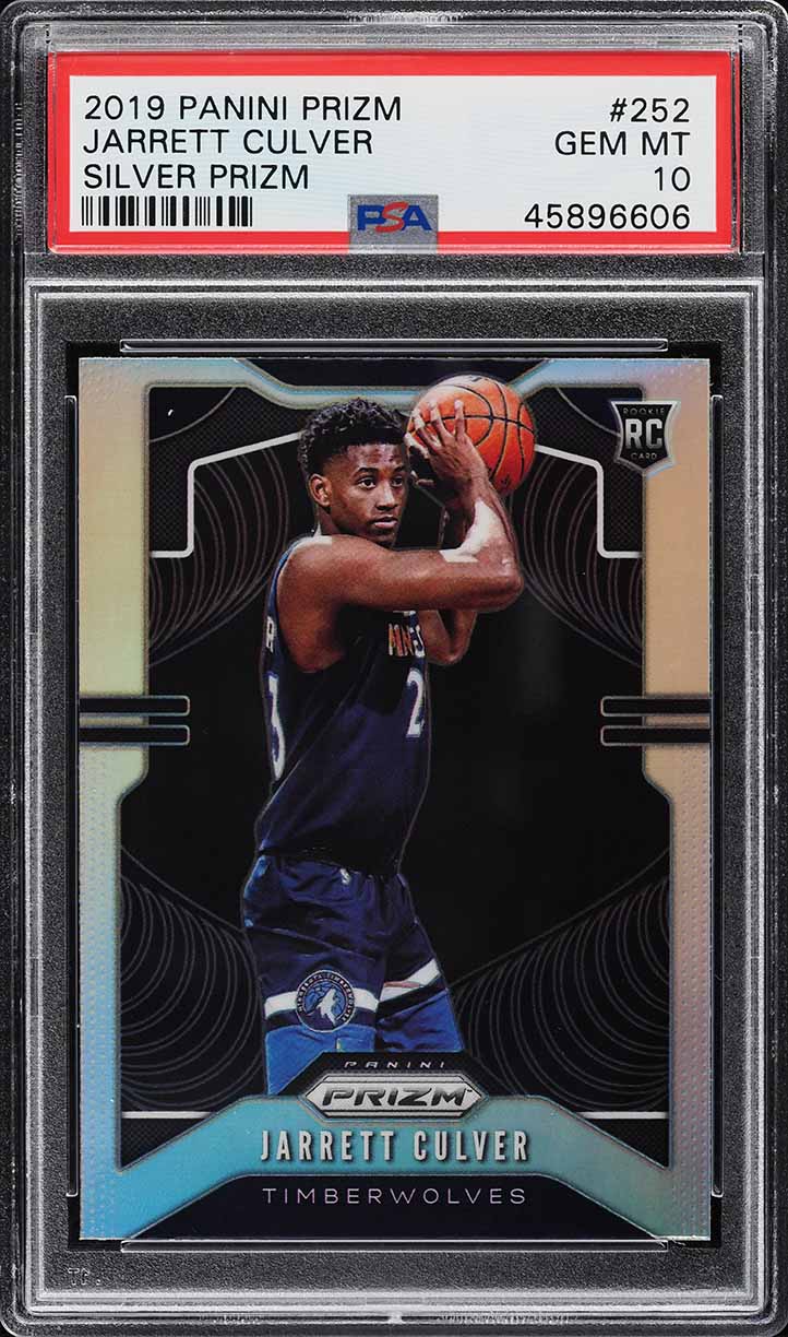 2019 Panini Prizm Silver Jarrett Culver ROOKIE #252 PSA 10 GEM MINT