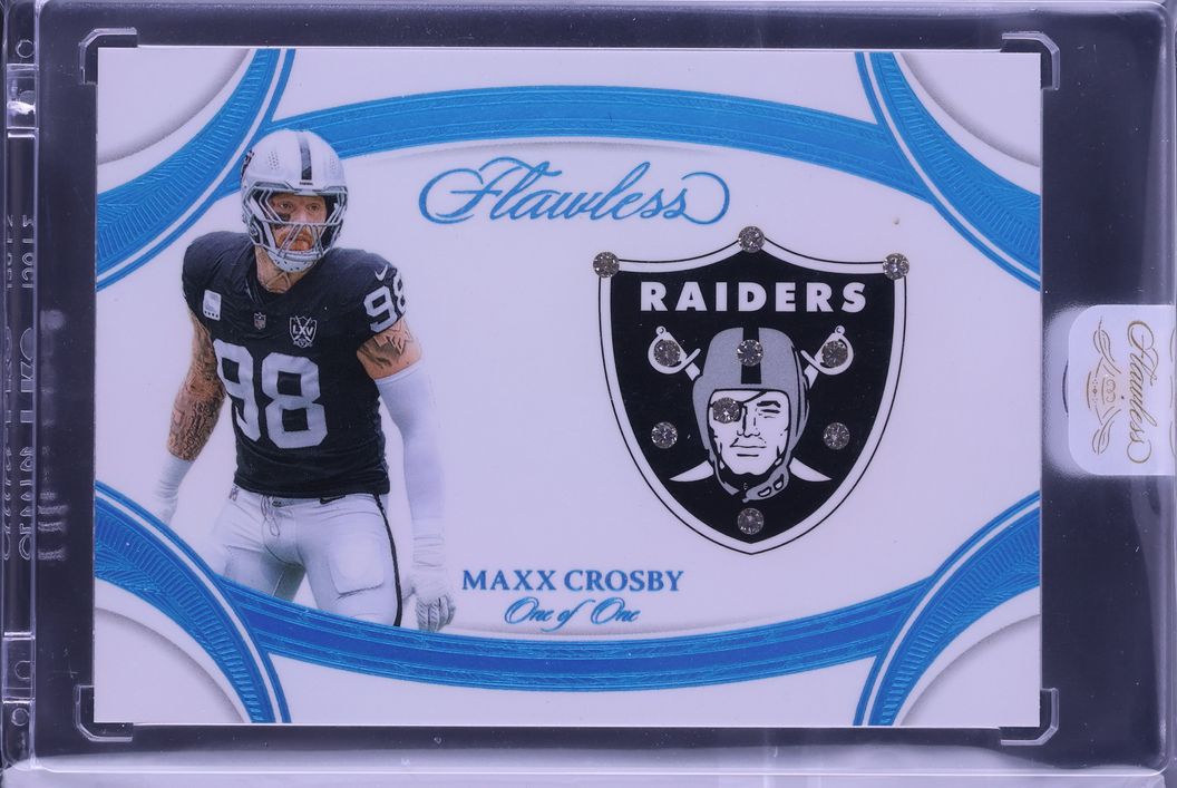 2025 Panini Flawless Team Gems Raiders Maxx Crosby 1/1 #TGR-MCY CGC AUTH
