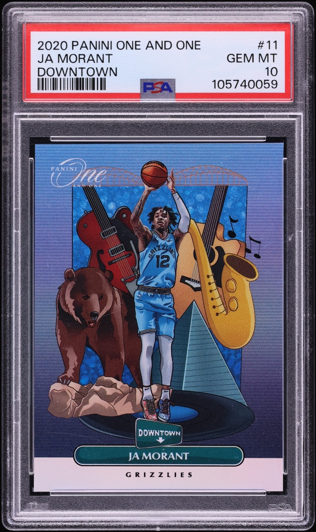 2020 Panini One And One Downtown Ja Morant #11 PSA 10 GEM MINT