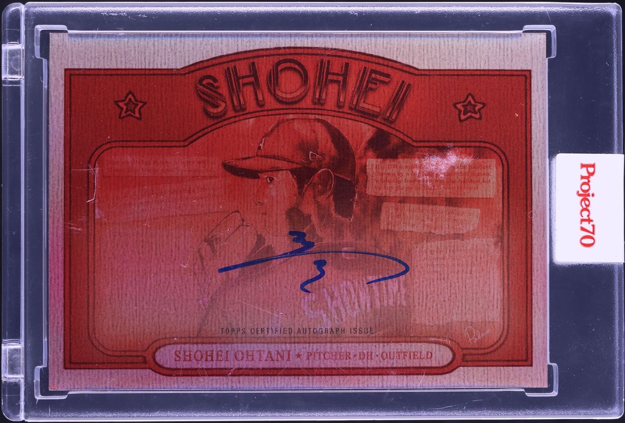 2021 Topps Project 70 By Brittney Palmer Shohei Ohtani AUTO /5 #362-A