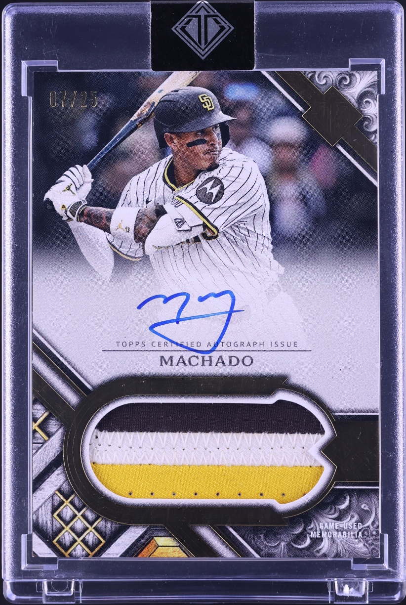 2025 Topps Transcendent Collection Manny Machado PATCH AUTO /25 #PCA-MMA