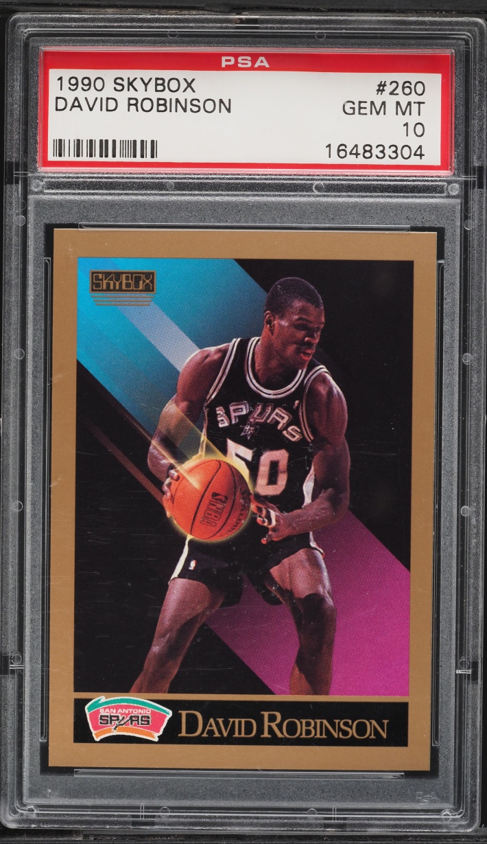 1990 Skybox Basketball David Robinson #260 PSA 10 GEM MINT