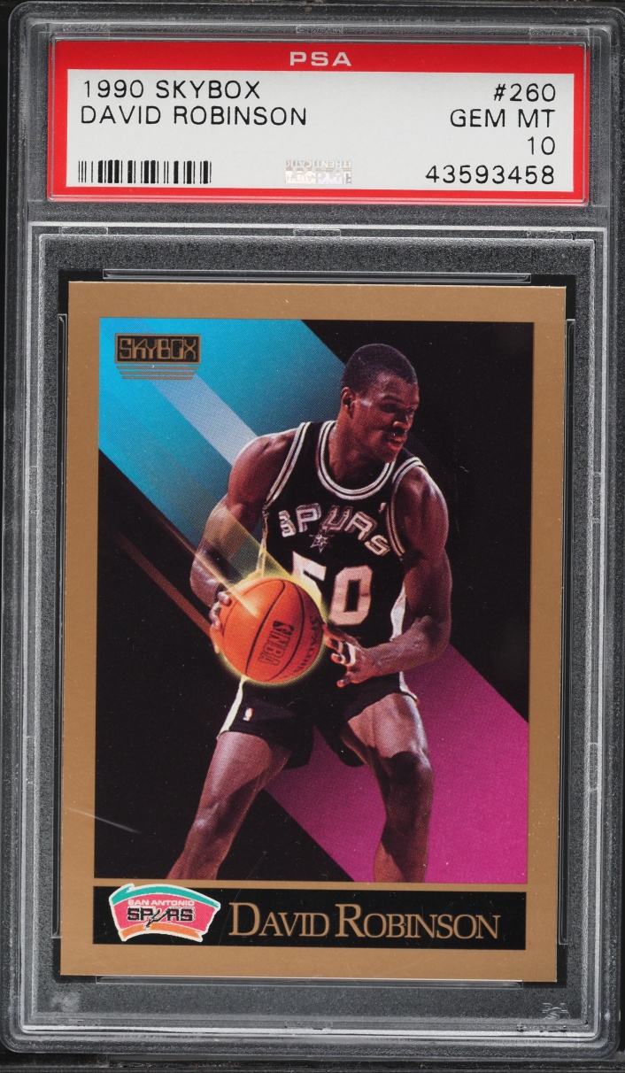 1990 Skybox Basketball David Robinson #260 PSA 10 GEM MINT