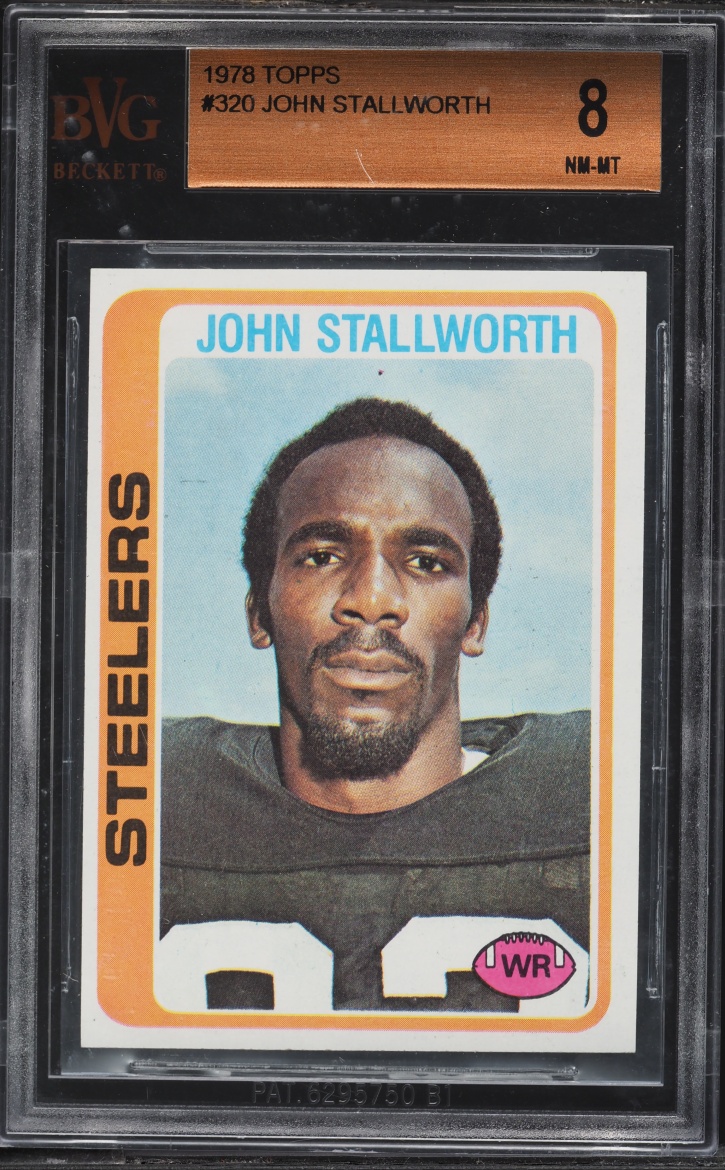 1978 Topps Football John Stallworth ROOKIE #320 BVG 8 NM-MT
