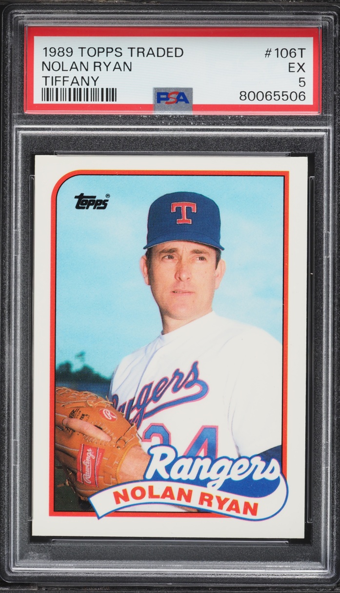 1989 Topps Traded Tiffany Nolan Ryan #106T PSA 5 EX