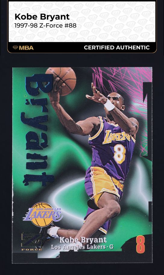 1997 Skybox Z Force Zuperman Kobe Bryant #195 PSA 10 GEM MINT on