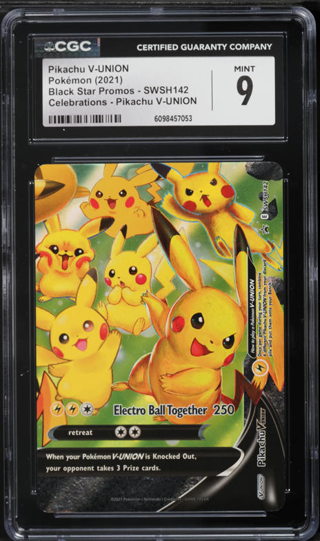 2021 Pokemon Sword & Shield Black Star Promo Celebrations Pikachu