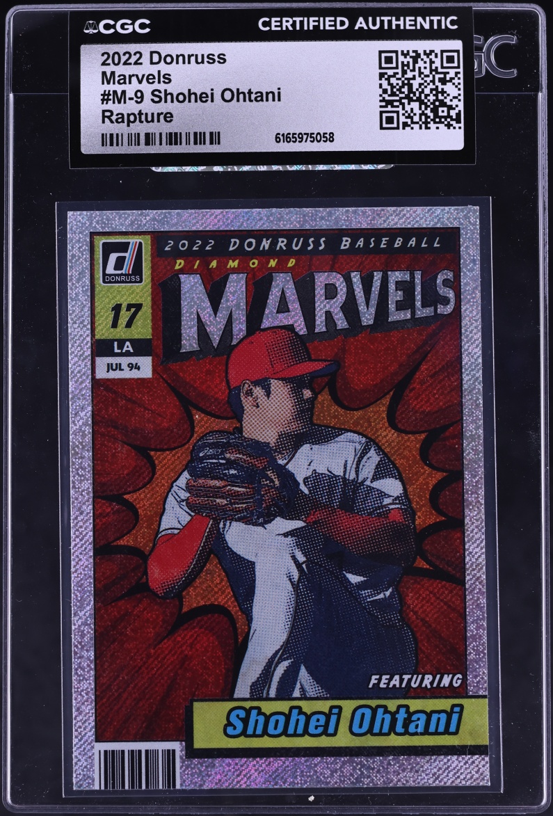 2022 Donruss Marvels Rapture Shohei Ohtani #M-9 CGC AUTH