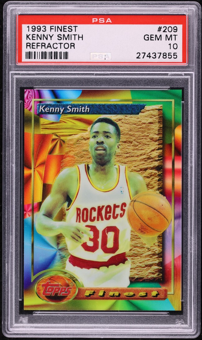 1993 Finest Refractor Kenny Smith #209 PSA 10 GEM MINT