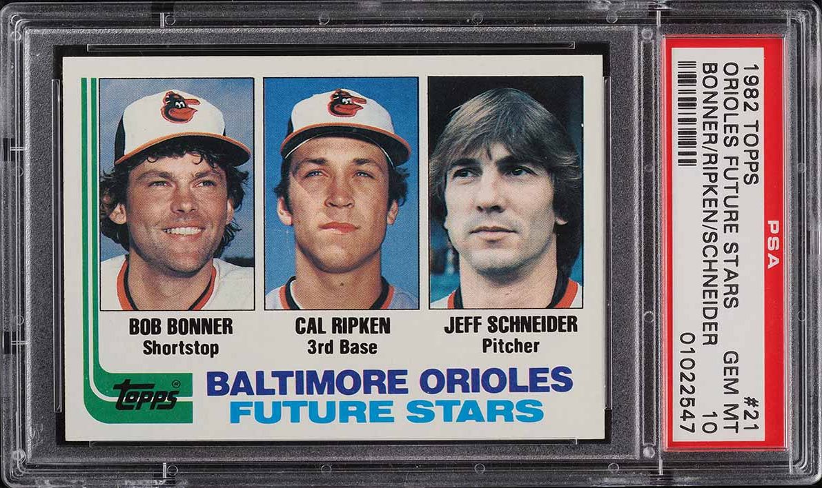 1982 Topps Cal Ripken Jr. ROOKIE #21 PSA 10 GEM MINT