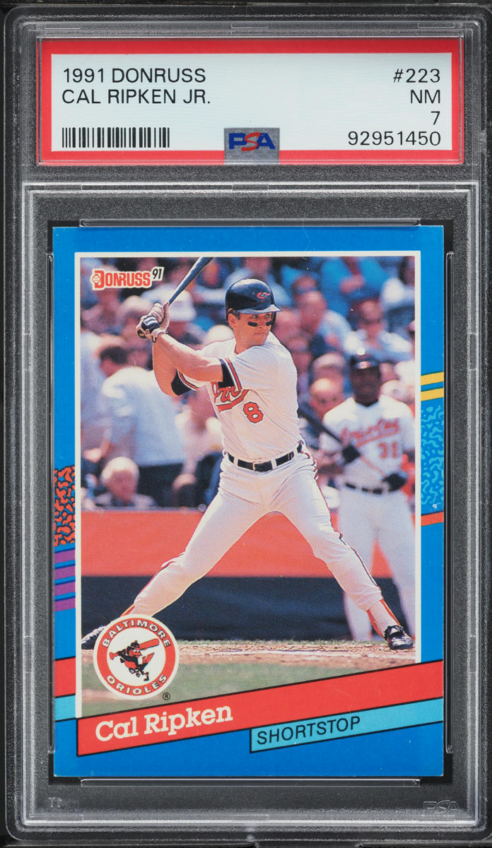 1991 Donruss Cal Ripken Jr. #223 PSA 7 NRMT