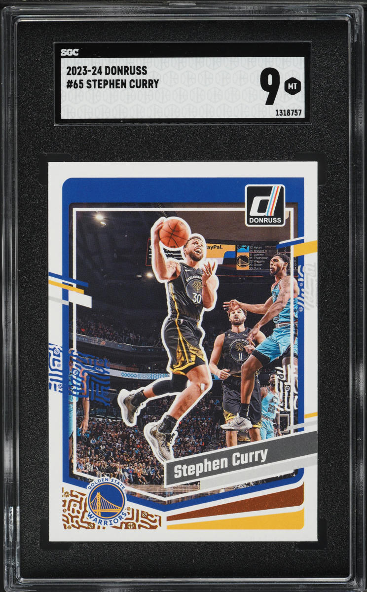 2023 Donruss Basketball Stephen Curry #65 SGC 9 MINT