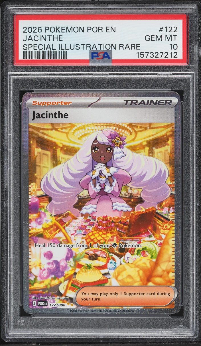 2026 Pokemon Mega Evolution Perfect Order SIR Jacinthe #122 PSA 10 GEM MINT