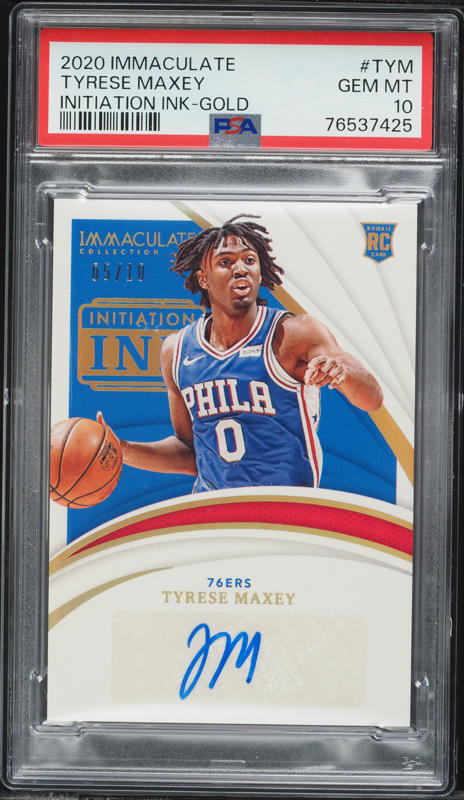 2023 Select Premier Gold Prizm Die-Cut Jalen Brunson /10 #194 PSA