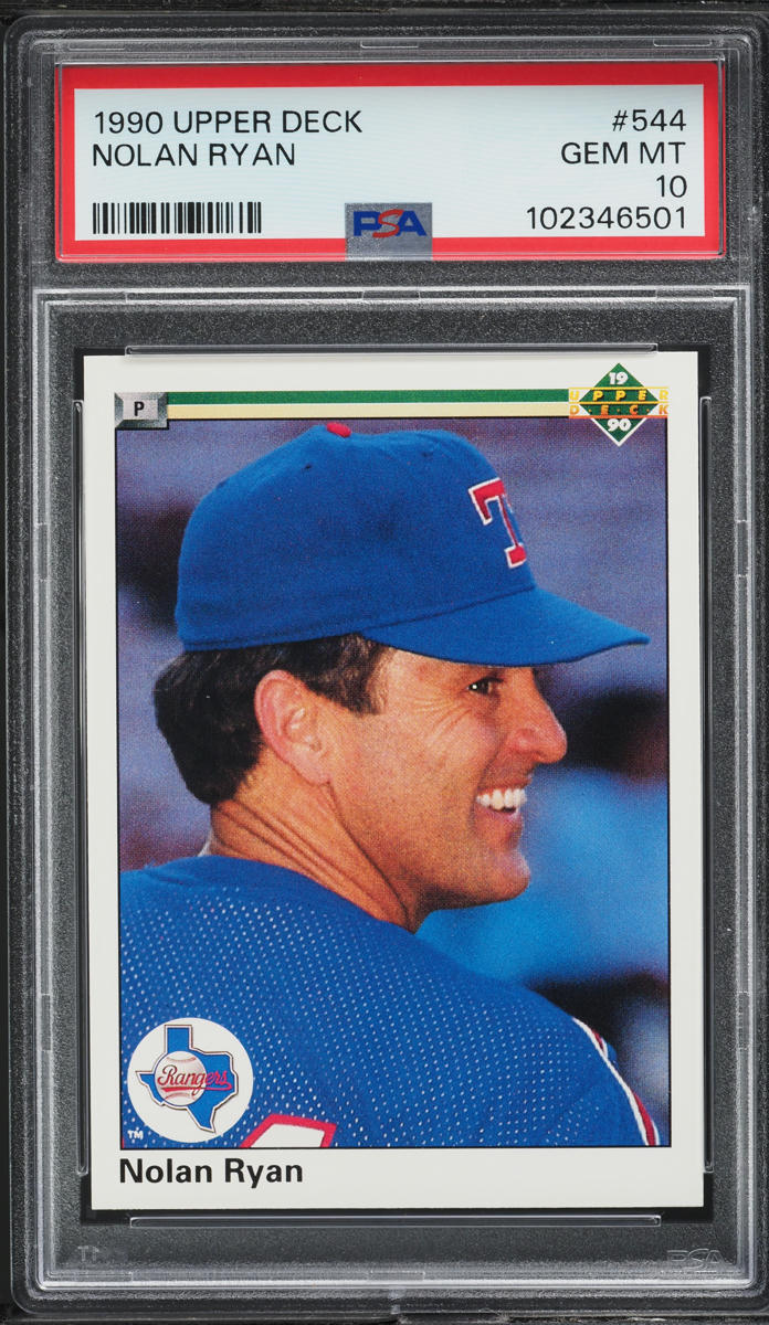 1990 Upper Deck Nolan Ryan #544 PSA 10 GEM MINT