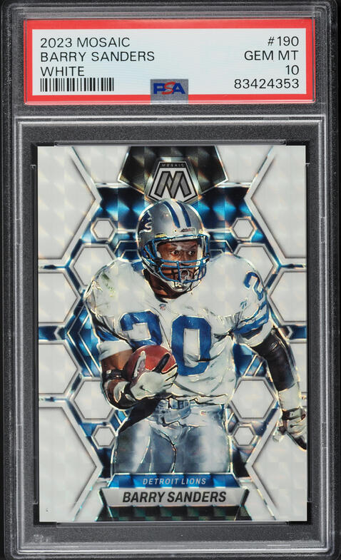 1998 Metal Universe Precious Metal Gems PMG Barry Sanders /50 #20