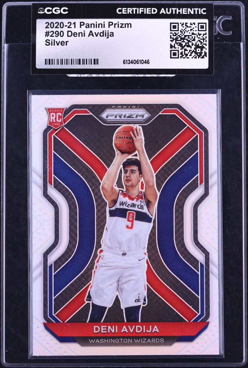 2020 Panini Prizm Silver Deni Avdija ROOKIE #290 CGC AUTH