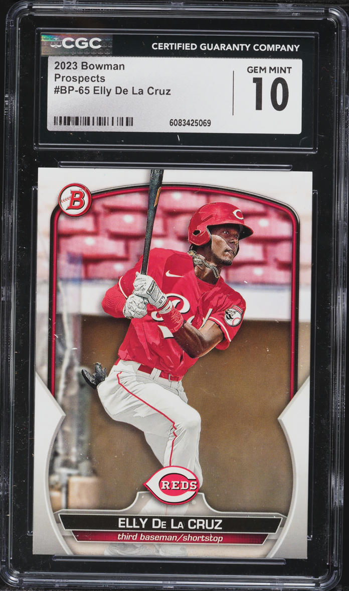 2023 Bowman Elly De La Cruz PROSPECT #BP-65 CGC 10 GEM MINT