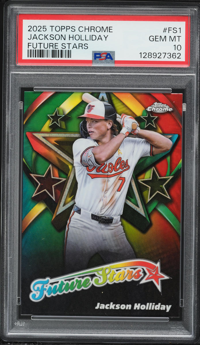 2025 Topps Chrome Future Stars Jackson Holliday #FS-1 PSA 10 GEM MINT