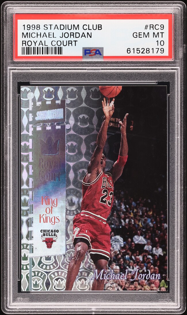 1998 Stadium Club Royal Court Michael Jordan #RC9 PSA 10 GEM MINT