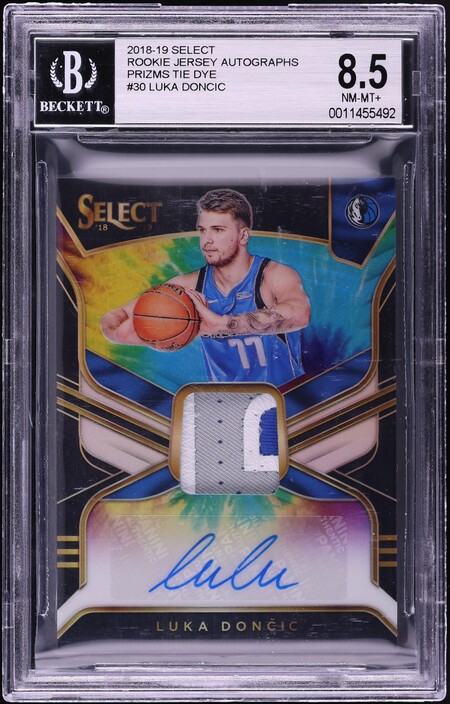 2018 Select Premier Level Luka Doncic ROOKIE #122 PSA 10 GEM