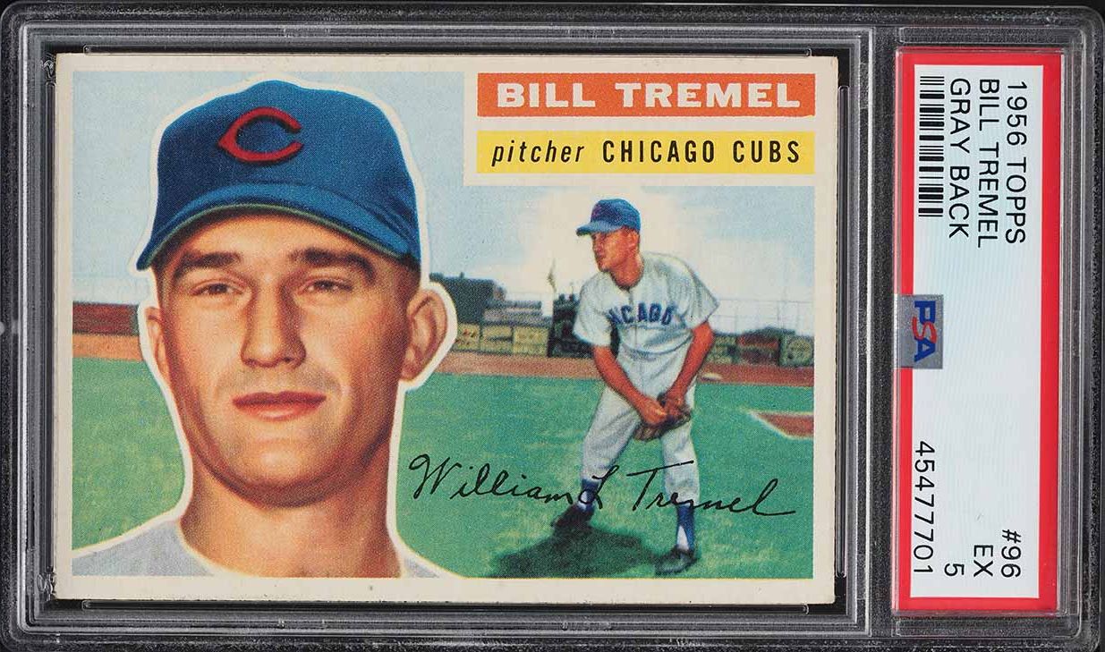 1956 Topps Bill Tremel #96 PSA 5 EX