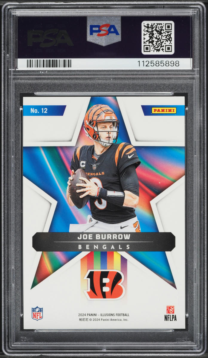 2024 Panini Illusions Shining Stars Joe Burrow #12 PSA 10 GEM MINT