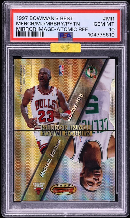 1997 Bowman's Best Techniques Atomic Refractor Michael