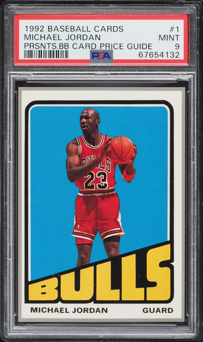 1992 Baseball Cards Present Basketball Price Guide Michael Jordan #1 PSA 9 MINT