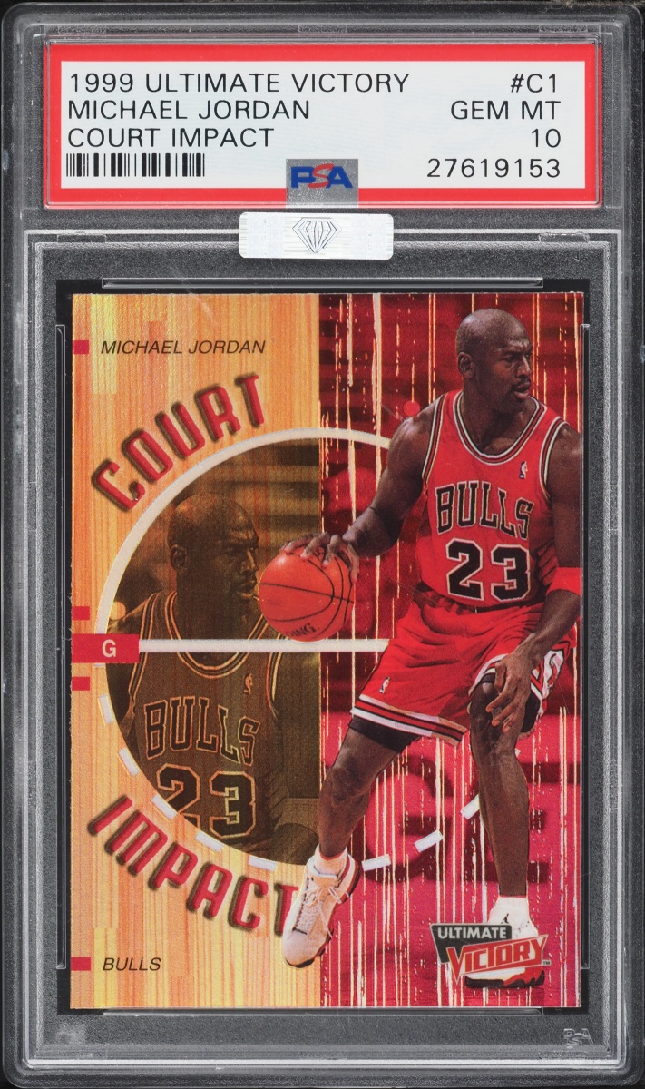 1999 Ultimate Victory Court Impact Michael Jordan #C1 MBA PSA 10 GEM MINT