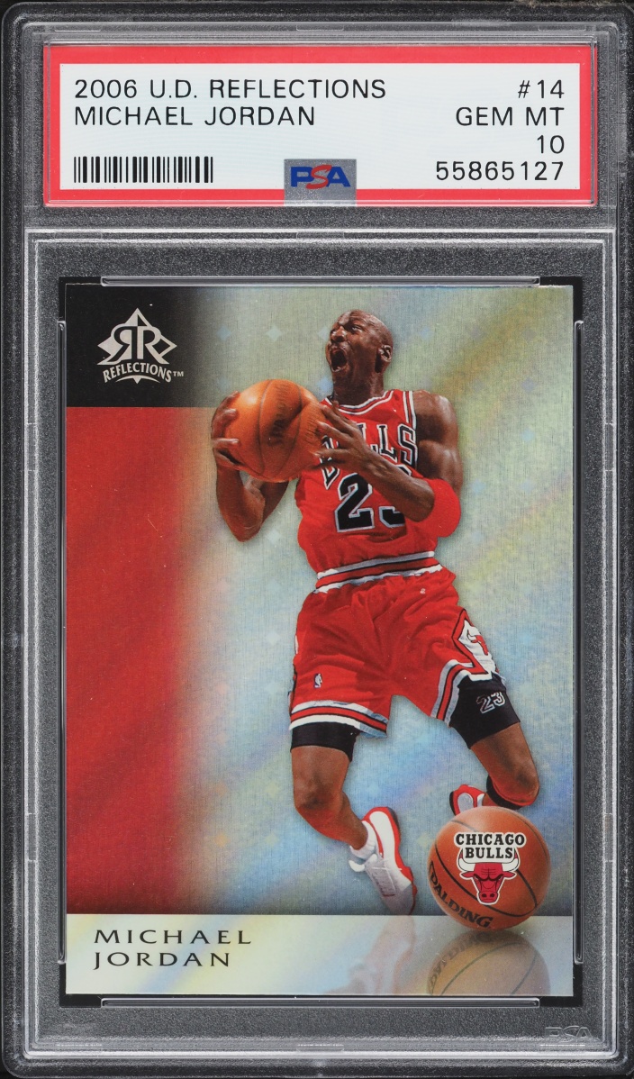 2006 Upper Deck Reflections Michael Jordan #14 PSA 10 GEM MINT
