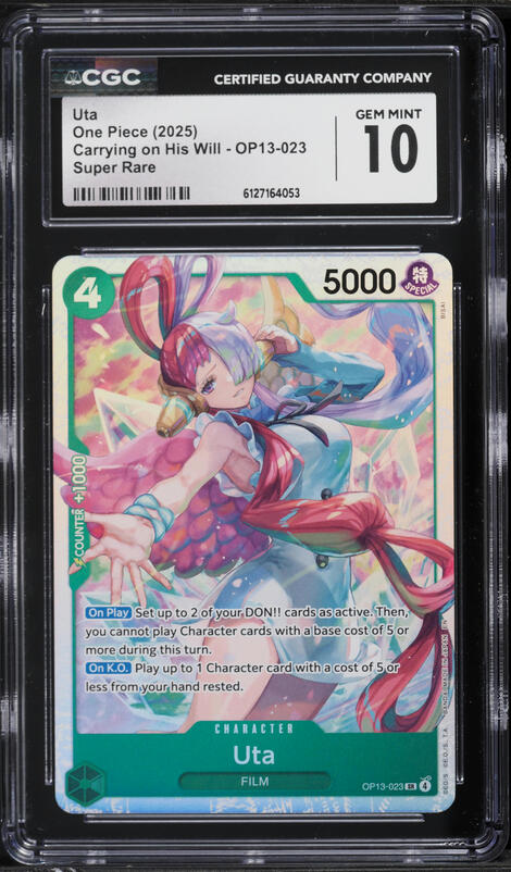 2025 One Piece Japanese Heroines Edition Alt Art Parallel Uta