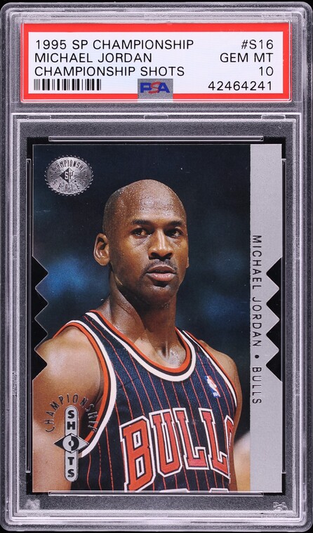 1995 SP Championship Shots Michael Jordan #S16 PSA 10 GEM MINT