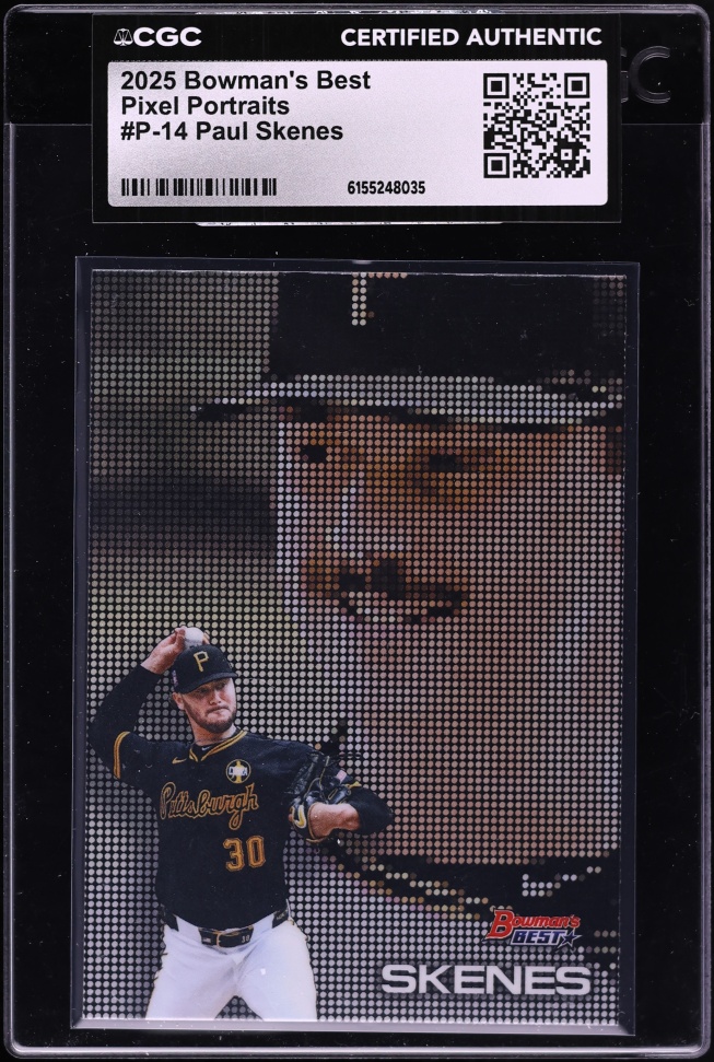2025 Bowman's Best Pixel Portraits Paul Skenes #P-14 CGC AUTH