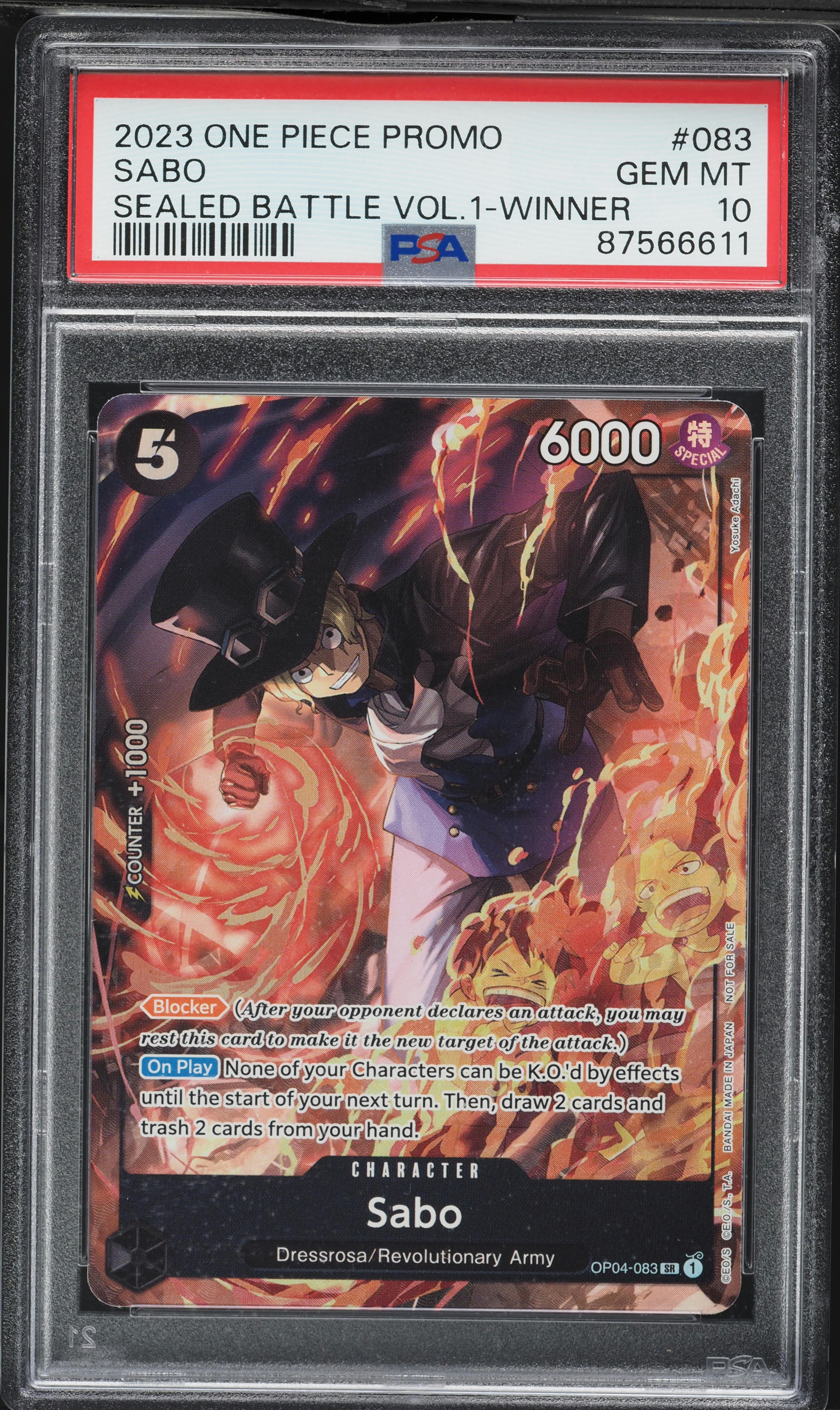 2023 One Piece Promo Sealed Battle Vol. 1 Winner Sabo SR