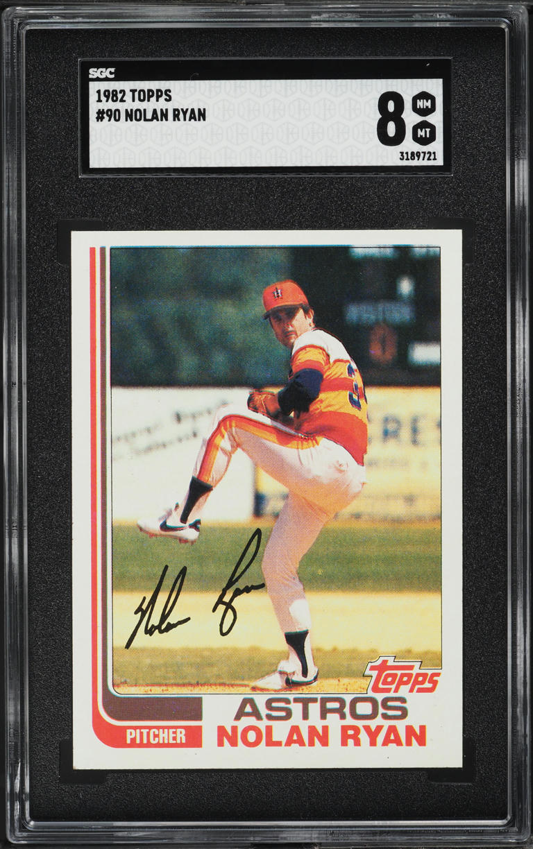1982 Topps Nolan Ryan #90 SGC 8 NM-MT