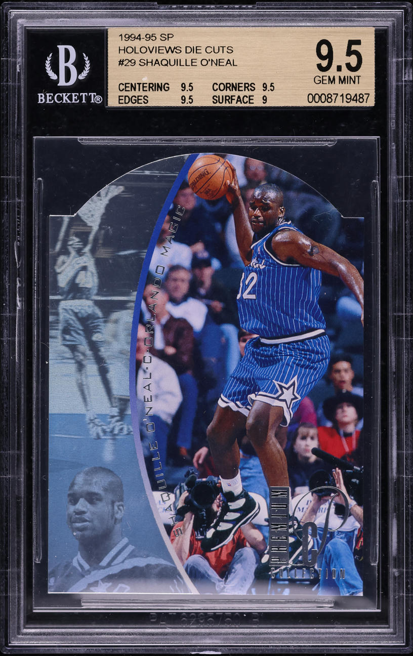 1994 SP Holoviews Die-Cut Shaquille O'Neal #29 BGS 9.5 GEM MINT - Photo 1