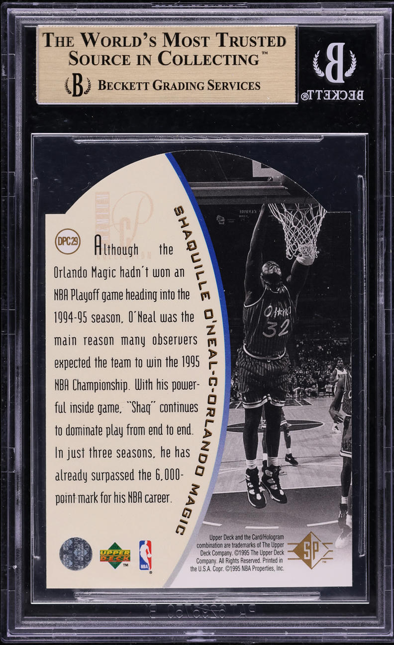 1994 SP Holoviews Die-Cut Shaquille O'Neal #29 BGS 9.5 GEM MINT - Photo 2
