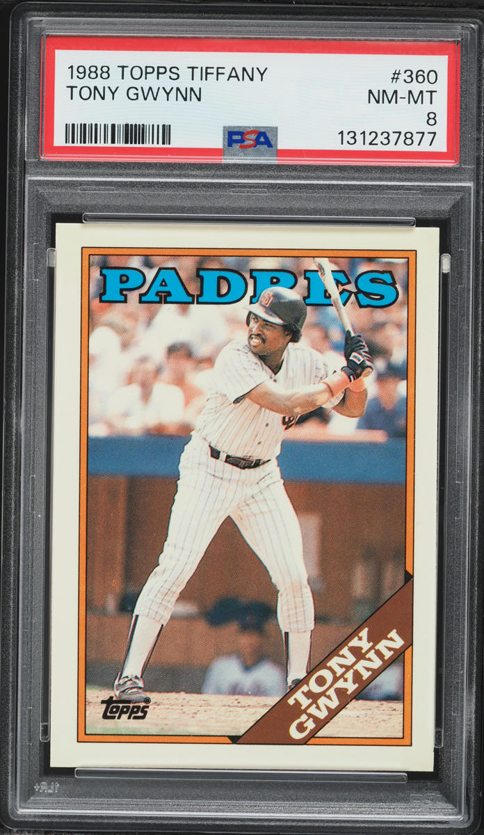 1988 Topps Tiffany Tony Gwynn #360 PSA 8 NM-MT