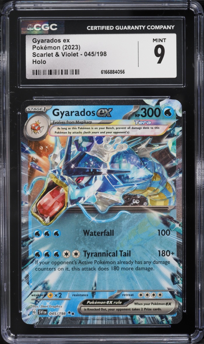 2023 Pokemon Scarlet & Violet Holo Gyarados ex #45 CGC 9 MINT