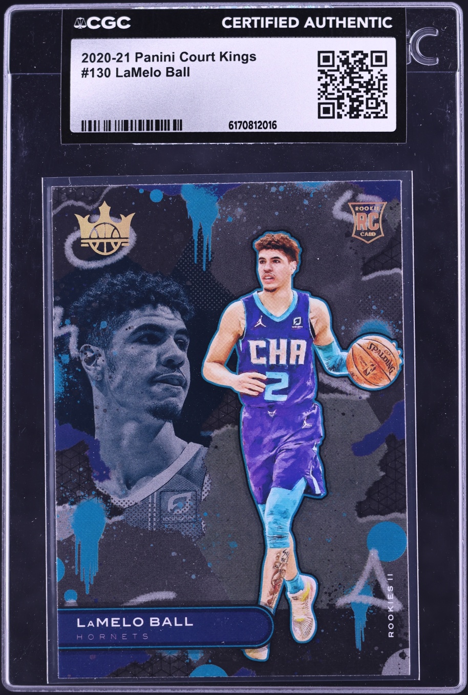 2020 Panini Court Kings LaMelo Ball ROOKIE #130 CGC AUTH