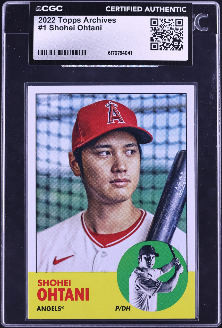 2022 Topps Archives Shohei Ohtani #1 CGC AUTH