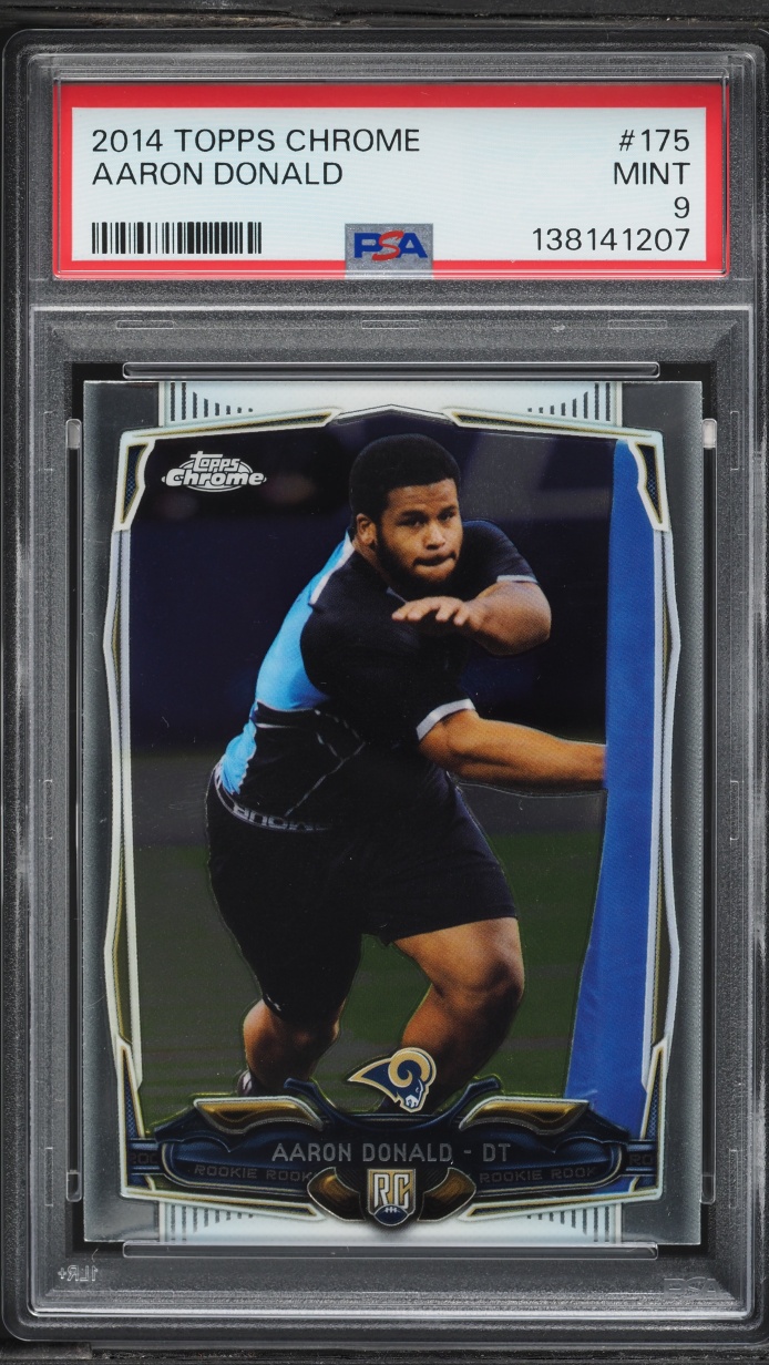 2014 Topps Chrome Aaron Donald ROOKIE #175 PSA 9 MINT