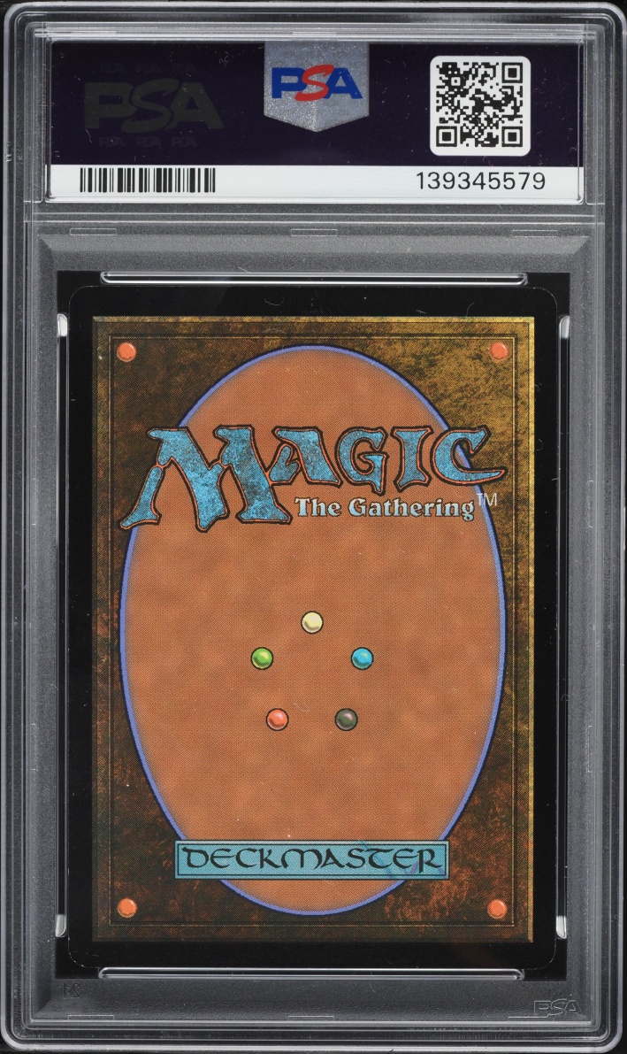 2025 Magic The Gathering MTG Secret Lair Drop Sonic Hedgehog Foil Chaos Emerald #7032 PSA 8