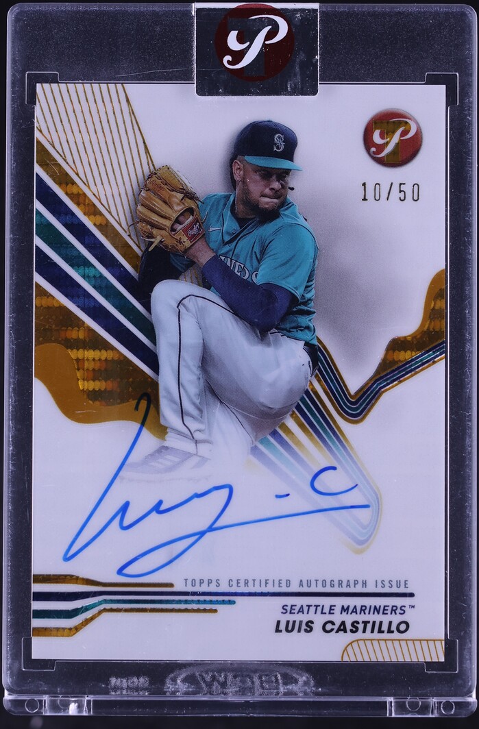 2024 Topps Pristine Gold Pristine Refractor Luis Castillo AUTO /50 #PA-LC