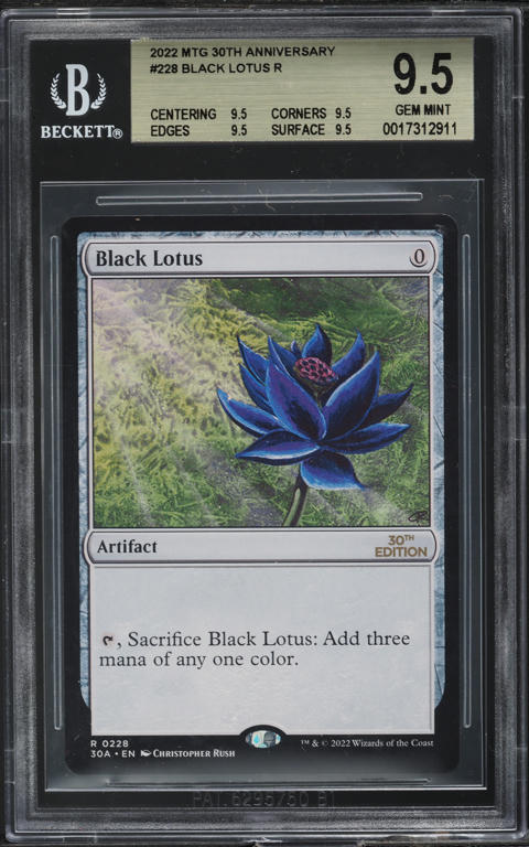 2022 Magic The Gathering MTG 30th Anniversary Tropical Island BGS